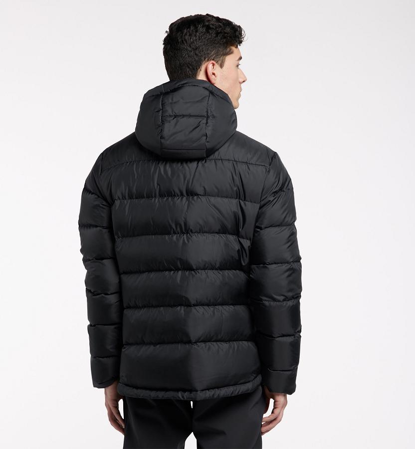 Haglöfs Mens Bield Down Jacket Black New Zealand 37960WUCA